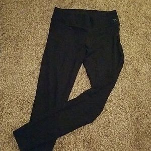 Pink brand black yoga pants